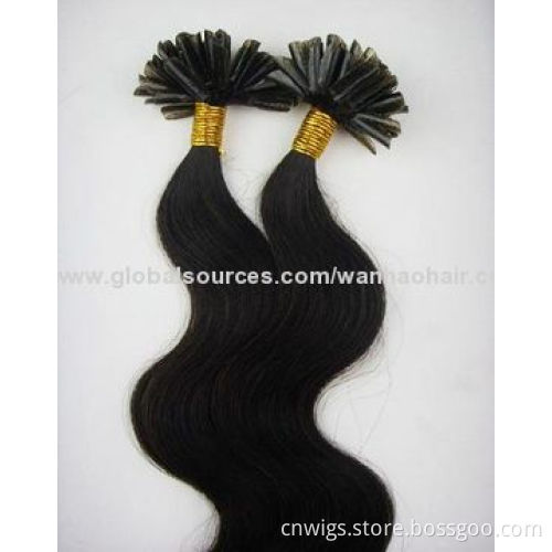 Prebonded Italian Keratin U-tip Remy Human Hair Extensions